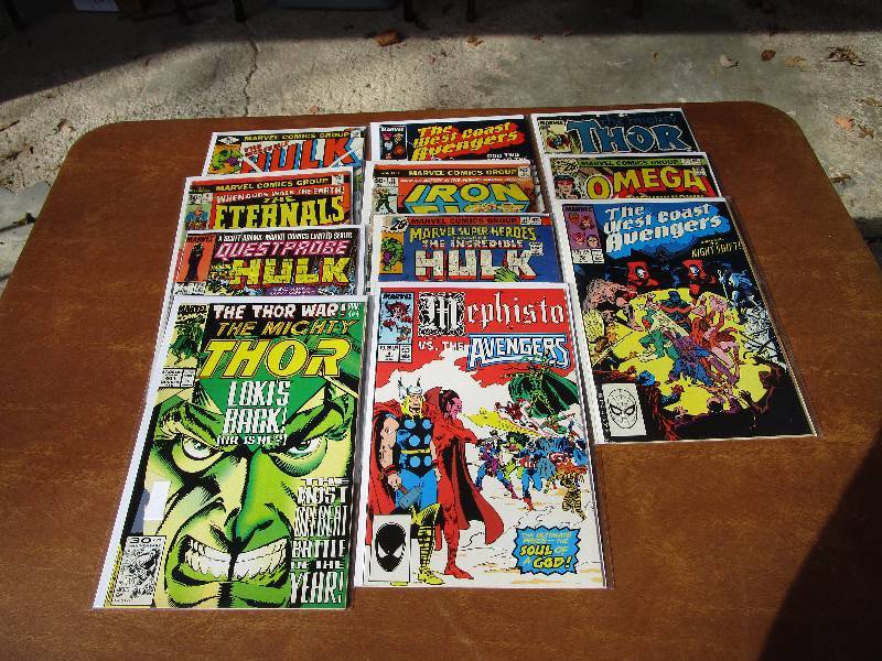 lot 103 image: Lot of Marvel Comic Books