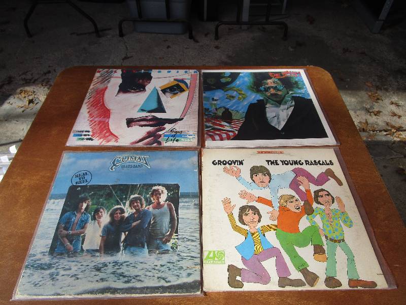 lot 96 image: Lot of Rock Record Albums VINTAGE VINYL