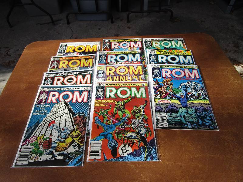 lot 120 image: Lot of Bronze Age Marvel ROM Comic Books