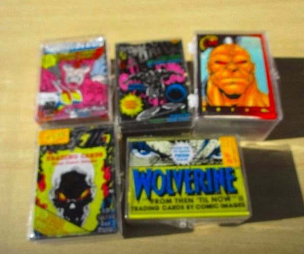 lot 37 image: Comic Book Trading Card Lot Wolverine, etc.