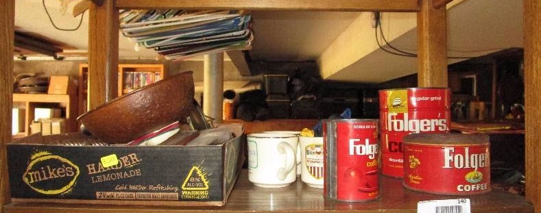 lot 140 image: Shelf Full of Random Goodies