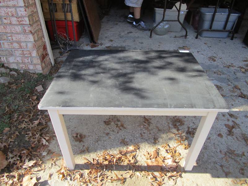 Pottery Barn Kid S Table Hand Painted With Chalkboard Top