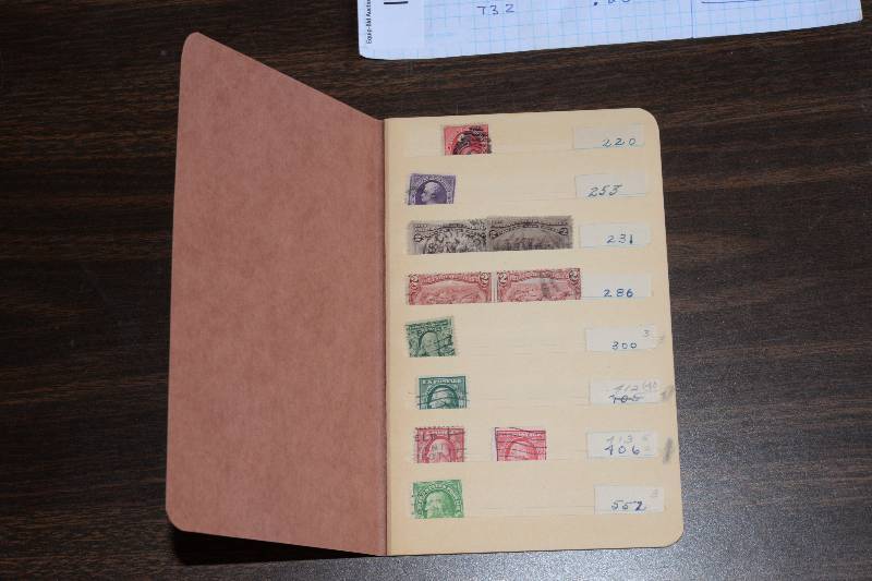lot 9 image: Lot of Antique Stamps and Stamp Book
