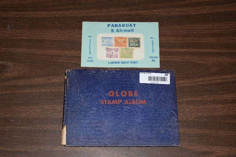 lot 38 image: Globe Stamp Album