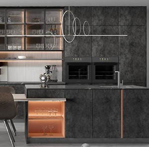 lot 15 image: 24x394 Black Grey Concrete Contact Paper Peel and Stick Wallpaper Removable Thick Matte Textured Cement Wallpaper for cabinets Kitchen Countertops Bedroom Self-Adhesive Vinyl Waterproof TruReno