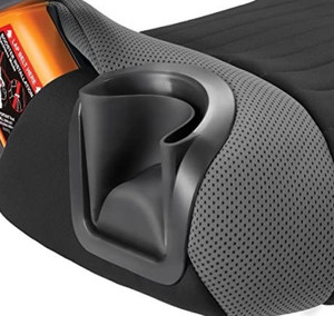 lot 86 image: Chicco GoFit Backless Booster Car Seat, Travel Booster Seat for Car, Portable Car Booster Seat for children 40-110 lbs., SharkBlackGrey