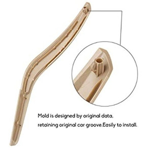 lot 103 image: Jaronx for BMW X1 Door Handle Cover Replacements, Left Side Right Side Inner Door Grab Handle Cover Door Armrest Bracket (FitsBMW X1 E84 2008-2015) (Beige)