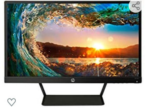 lot 146 image: HP Pavilion 22cwa 21.5-Inch Full HD 1080p IPS LED Monitor, Tilt, VGA and HDMI (T4Q59AA) - Black