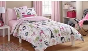lot 30304 image: Twin Size - Comforter, Sheet & Pillow Case and Sham Set