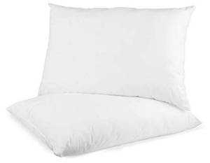 lot 30307 image: Homelike Moment Pillows King - 2 Pack 100% Cotton Cover