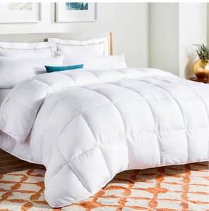 lot 30315 image: LINENSPA All Season Hypoallergenic Down Alternative Microfiber Comforter, Queen, White