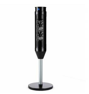 lot 31459 image: COSTWAY Ceramic Heater with Remote Control, 1000W1500W Portable Heater with 8H Timer, Adjustable Thermostat, Overheat and Tip-Over Protection, Electric Space Heater for Indoor Use, Bedroom, Black
