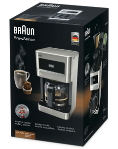 lot 34683 image: Braun BrewSense Drip Coffee Maker - 12 Cup - KF7070