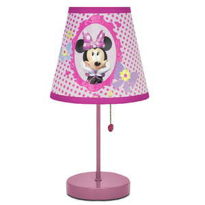 lot 35190 image: Disney Minnie Mouse Kids Room Table Lamp