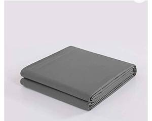 lot 35202 image: HOMBYS Duvet Cover Oversized King 120x120 Soft Comforter Cover Grey Duvet (Oversized King, Grey)