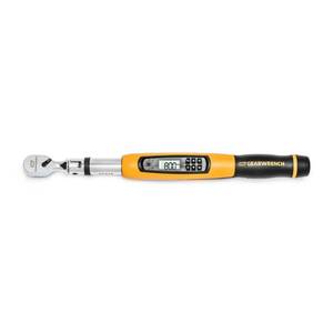 lot 35211 image: GearWrench 85078 - 38 Drive SAE 10-100 ft-lb Flex Head Digital Torque Wrench