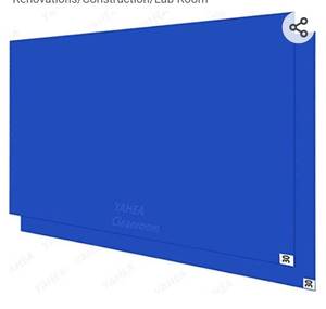 lot 35220 image: YAHEA Silence Cleaner, 2 Pads 24x36 Blue Clean Room StickyTackyAdhesive Mat for Household Use, Extra Sticky for Debris, Dust, Pet Fur(2packfor RenovationsConstructionLab-Room