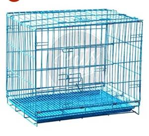 lot 35227 image: The Pets Company Single Door Folding Metal Cage with Paw Protector, for Guinea Pigs, Rabbits, Ferrets, Chinchillas, 18 Inches