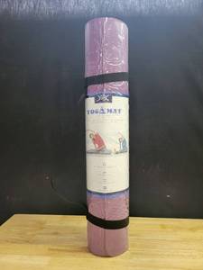 lot 35245 image: YOG MAT Non-Slip 6mm Thick Yoga Mat for Fitness, Gym, Exercise and Workout - Premium TPE Eco-Friendly Material
