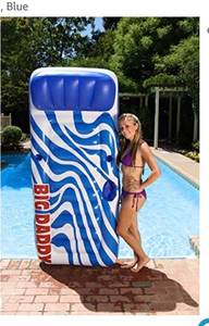 lot 35246 image: Poolmaster Big Daddy Swimming Pool Mattress Float , Blue