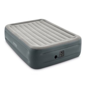 lot 35255 image: Intex 64125EP Dura-Beam Plus Essential Rest Inflatable Bed Air Mattress, Queen