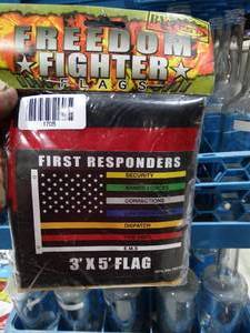 lot 1705 image: 3Ft x 5Ft First Responders Flag