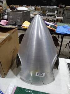 lot 1719 image: Lot of 2  Air Craft Prop Nose Cones