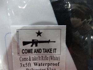 lot 1728 image: Come and Take It 3Ft x 5Ft Flag
