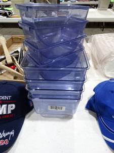 lot 1738 image: Plastic condiment bins