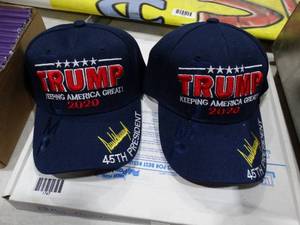 lot 1743 image: Lot of 2 Trump Caps