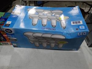 lot 1757 image: Box of 65 Watt Bulbs