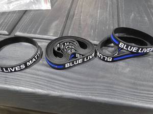lot 1766 image: Lot of Blue Lives Matter Bracelets