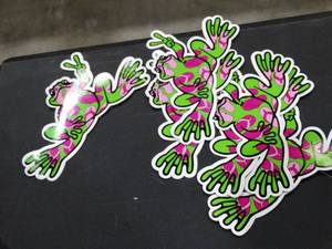 lot 1802 image: Peace Frog Stickers