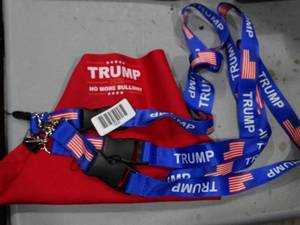 lot 1806 image: Trump Lanyards and Handkerchief