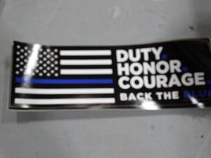 lot 1809 image: Cops for Trump Bumper Stickers