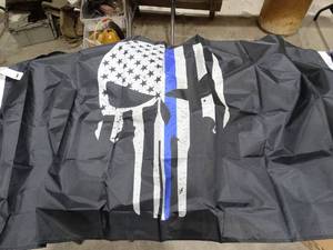 lot 1833 image: 3 x 5 Punisher flag