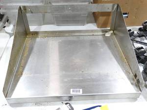 lot 1851 image: Stainless steel wall shelf