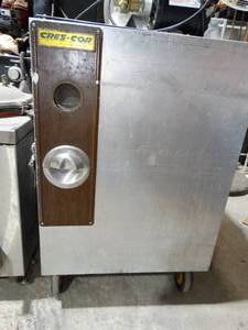 lot 1944 image: Cres-Cor commercial food warmer on wheels