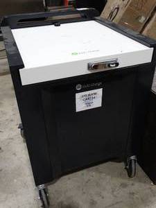 lot 1969 image: Lock-N-Charge commercial laptopipad charging station cart