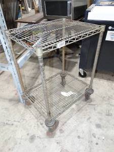 lot 1967 image: Metro style rack on wheels