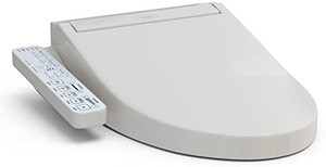 lot 101 image: TOTO SW3074#01 WASHLET C2 Electronic Bidet Toilet Seat with PREMIST and EWATER Wand Cleaning, Elongated   (Retails $389)