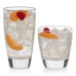 lot 62369 image: Libbey Classic 16-Piece Glass Tumbler and Rocks Set