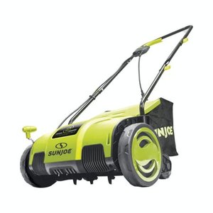 lot 62399 image: Sun Joe AJ798E Electric Lawn Dethatcher , 13 inch , 12 Amp , AirBoost Technology  (USED--SOLD AS IS)