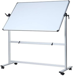 lot 63433 image: Portable white boards with table  (Stock photo is different from actual)  (Actual product comes with travel bag)
