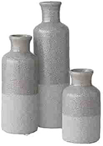 lot 63440 image: Sullivans Ceramic Vases, Blue  (Set of 3)  (Stock Photo is different from actual product)