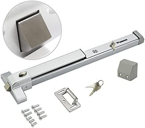 lot 63447 image: WITHINSAFE Emergency Door Push bar Alarmed Panic Bar Exit Device Push Bar to Exit