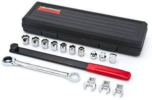 lot 63487 image: GEARWRENCH 15 Piece Ratcheting Serpentine Belt Tool Set - 3680D