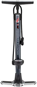 lot 63489 image: Schwinn Air Center Floor Bike Pump, Gauge Fits Schrader and Presta Valve Types, Multiple Colors