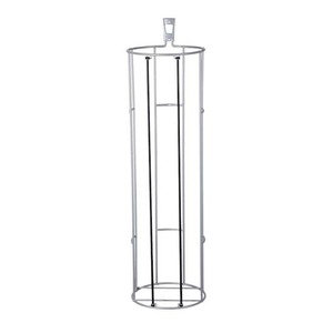 lot 63491 image: Rubbermaid 2079602 12 X 12 X 37 Silver FastTrack Rail Vertical Ball Rack