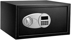lot 64322 image: Amazonbasics Security Safe 40 L 1.2 Cubic Feet, Black